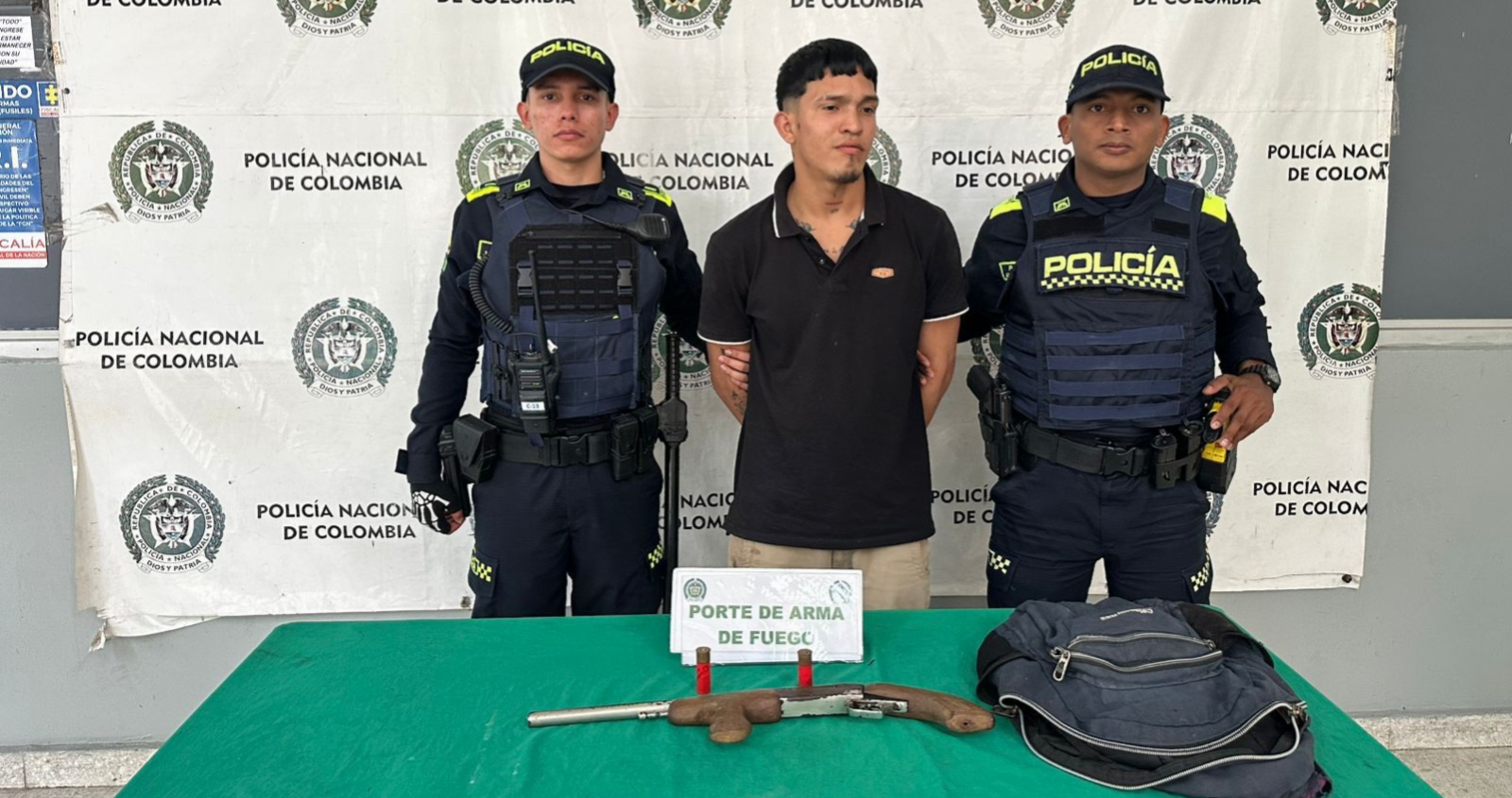 Con escopeta, cae alias ‘Caradura’ en el barrio San Luis: registra 17 anotaciones judiciales