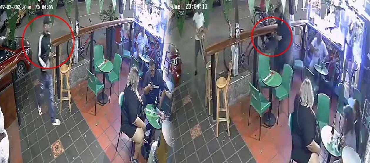 Atraco en restaurante de Las Delicias deja a un comensal herido