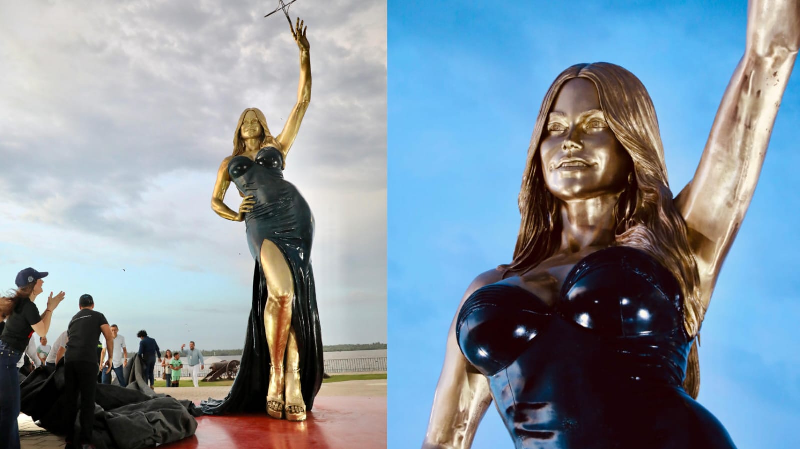 Sofía Vergara ya tiene su escultura en el Gran Malecón