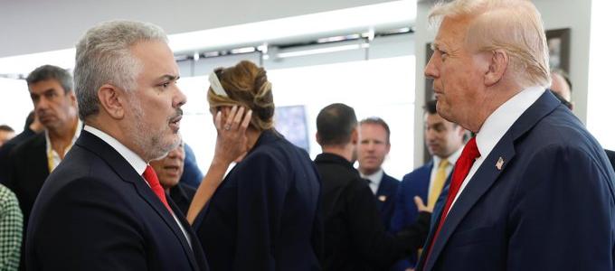 Expresidente Iván Duque sostuvo un encuentro con Trump en la final del Mundial de Clubes
