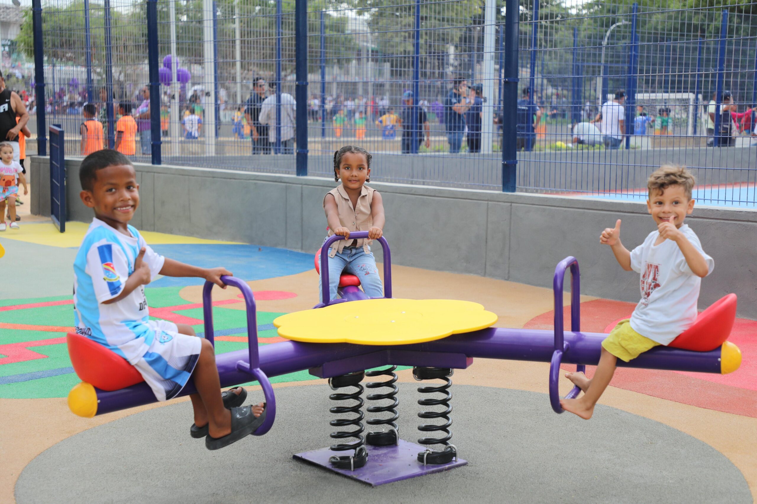 Transformación total: con nuevas vías y parque, Los Trupillos está de fiesta