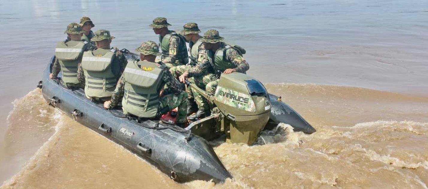 Tres subtenientes del Ejército desaparecen durante entrenamientos en el Río Magdalena