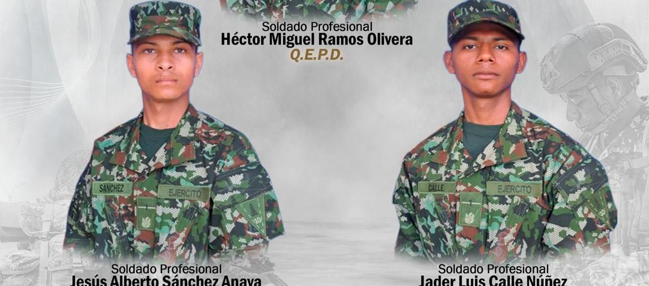 Ataque con drones dejó 3 soldados muertos: uno era oriundo del Atlántico