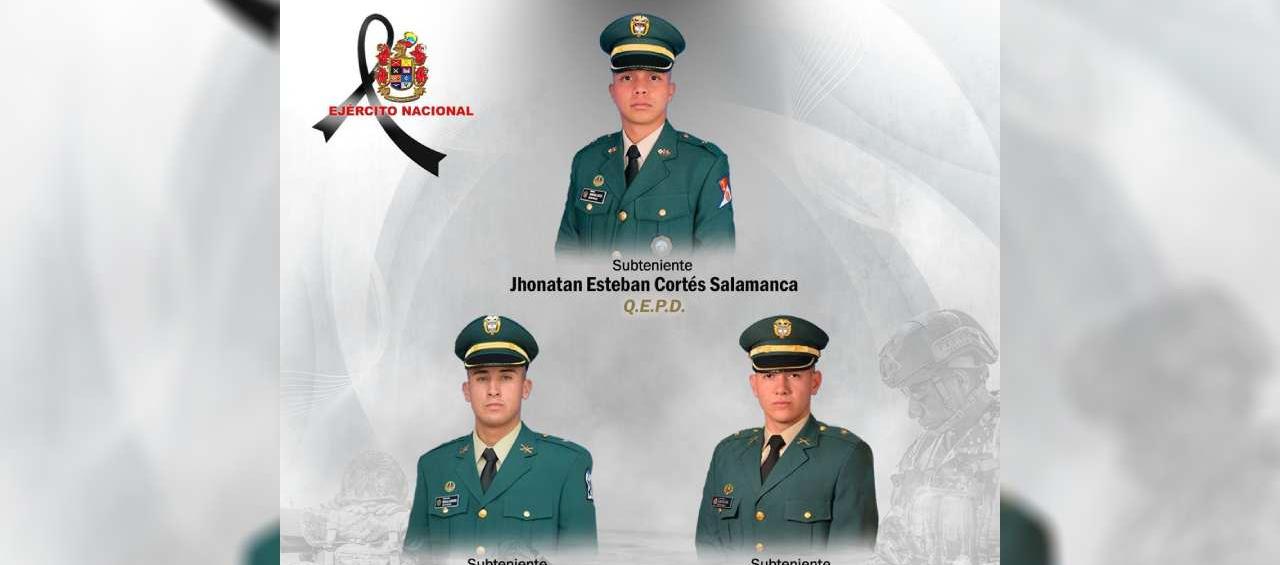 Hallan los cuerpos de tres subtenientes del Ejército desaparecidos en el río Magdalena