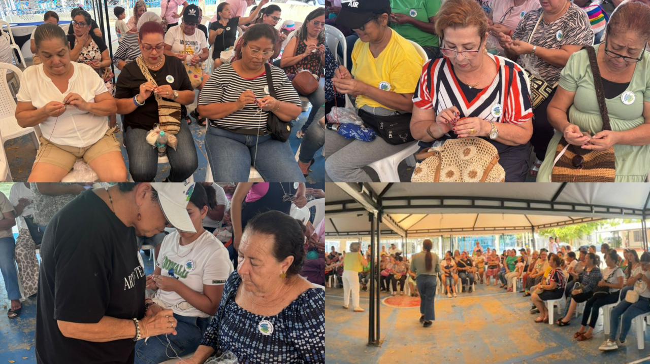 Tejiendo comunidad y oportunidades: más de 100 mujeres se unen al nuevo Club de Tejedoras en La Playa