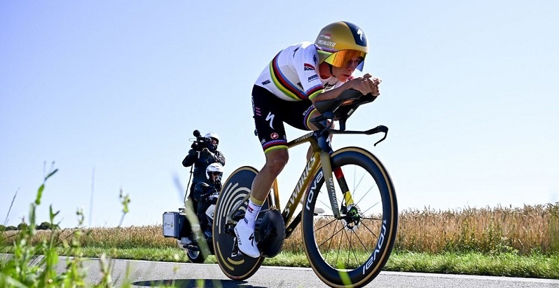 Remco Evenepoel (Soudal-Quick Step) triunfó en la contrarreloj llana del Tour de Francia 2025