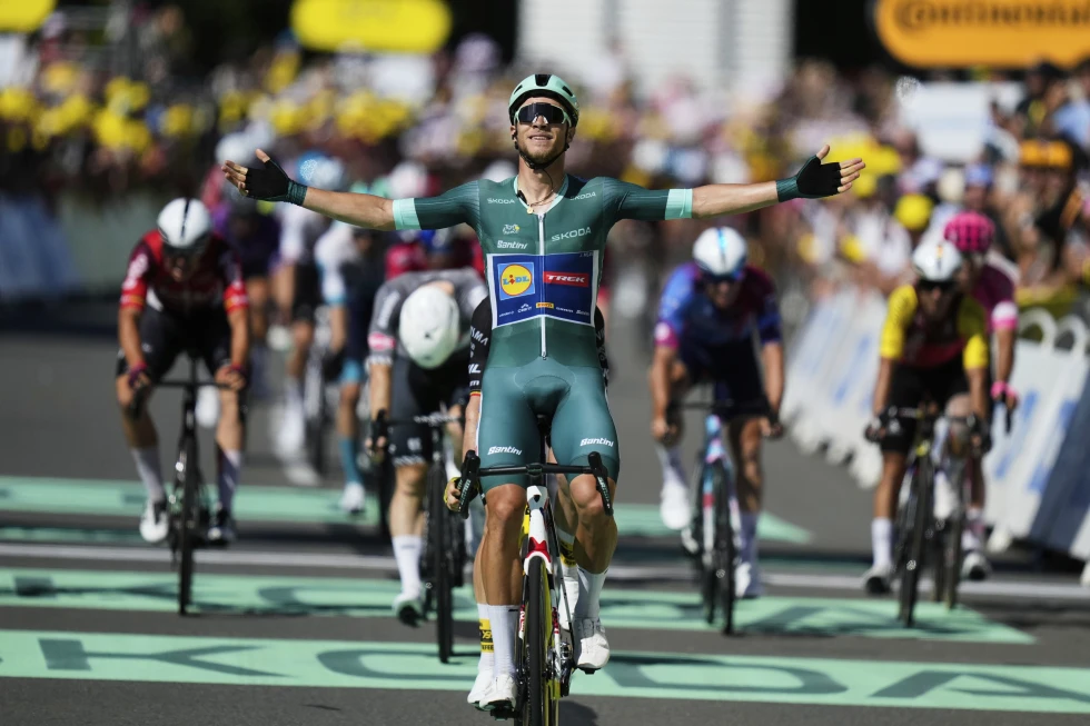 Jonathan Milan ganó la octava etapa del Tour de Francia