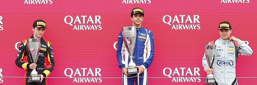 Dos victorias para el barranquillero Salim Hanna en el Campeonato Británico de Fórmula 4