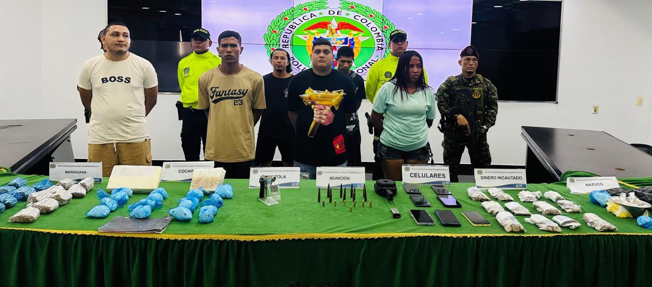 Capturan a 7 presuntos ‘Costeños’ en Las Gardenias