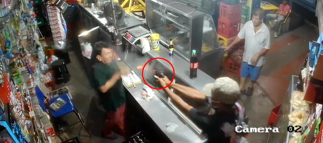 Atentan contra tendero en el barrio Lucero