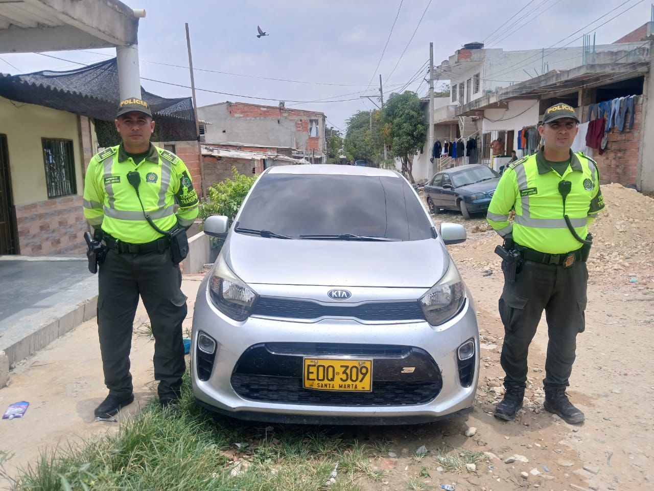 Recuperan vehículo hurtado en Alameda del Río gracias a localización por GPS