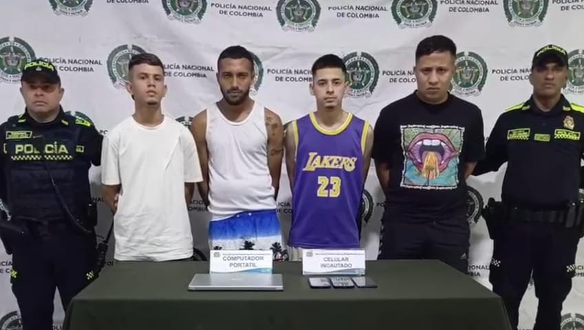Caen cuatro presuntos integrantes de banda dedicada al hurto de vehículos en Barranquilla y Soledad