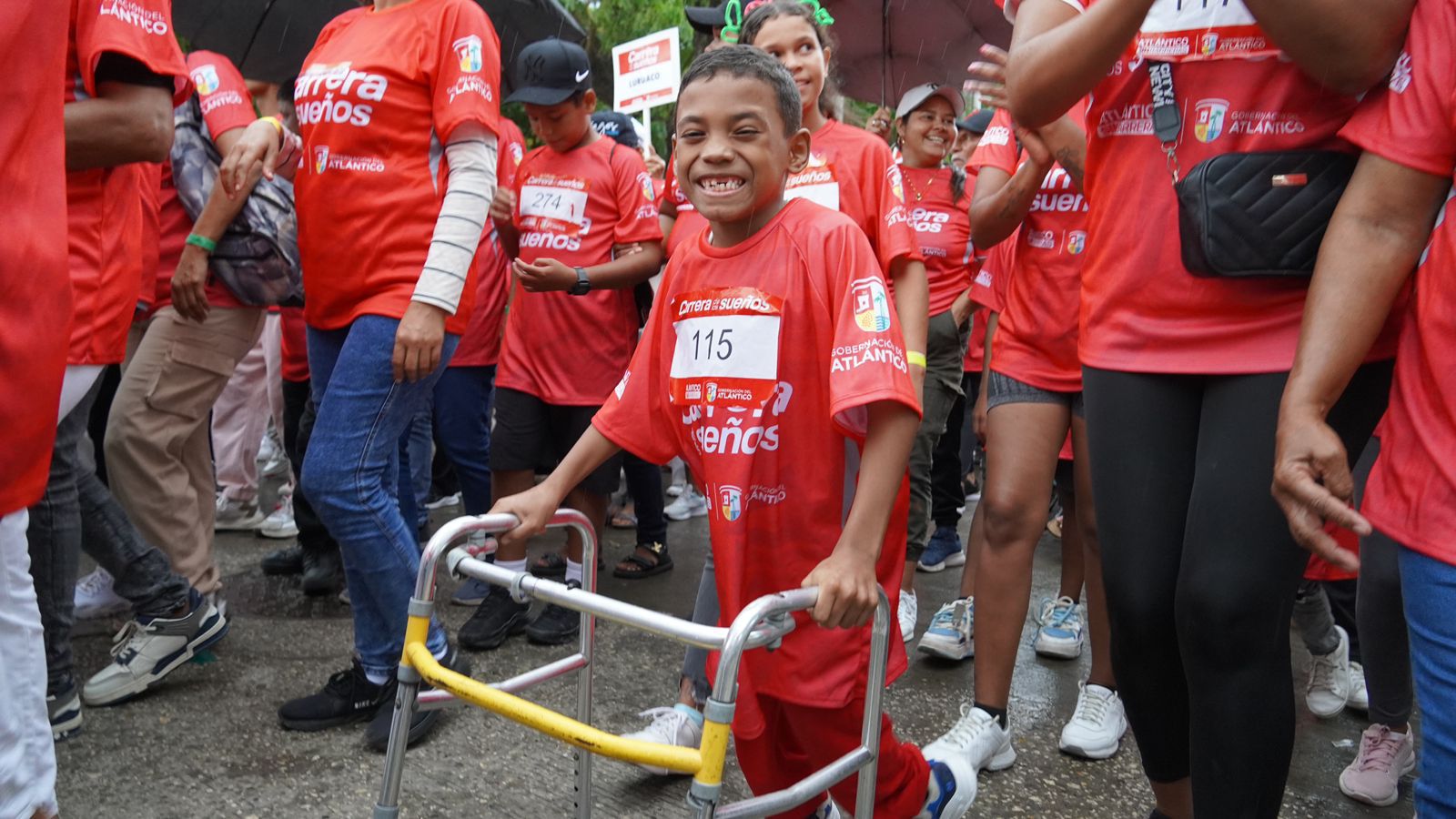 Gobernación del Atlántico celebró la inclusión con la ‘Carrera de los Sueños’ en las calles de Sabanalarga