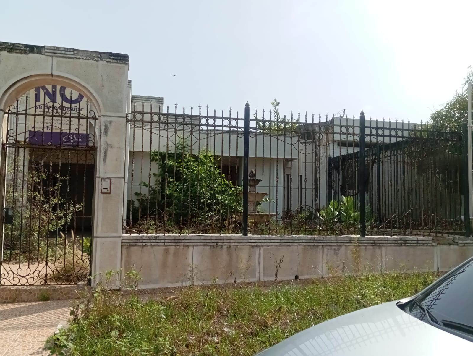 SAE revisará inmueble abandonado en barrio La Cumbre de Barranquilla