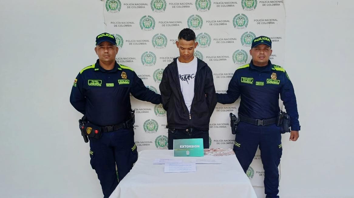 Capturado en Palmar de Varela joven que recibía dinero producto de extorsión