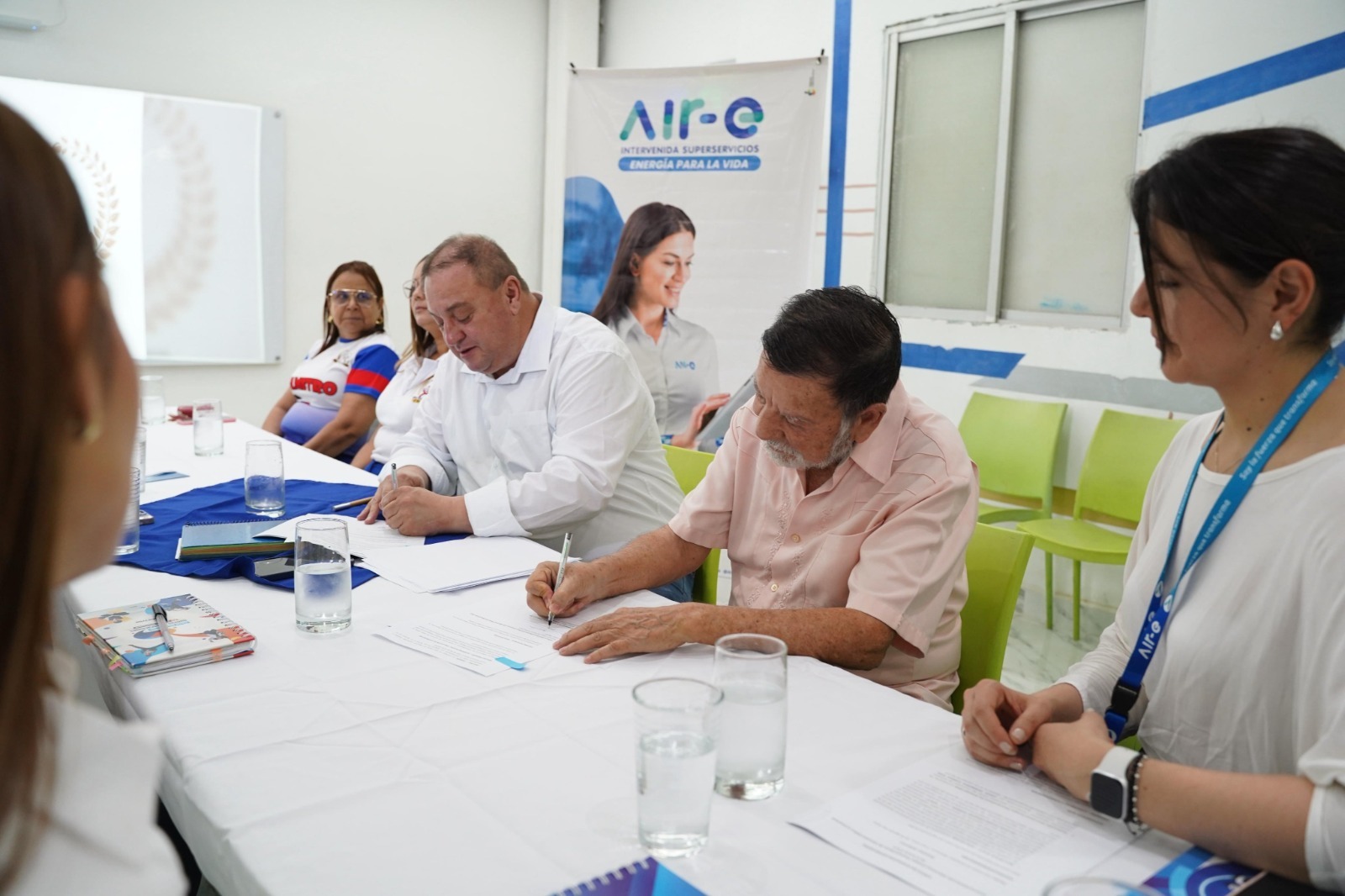 Air-e Intervenida lanza en Soledad escuela de vigilancia social y sostenibilidad