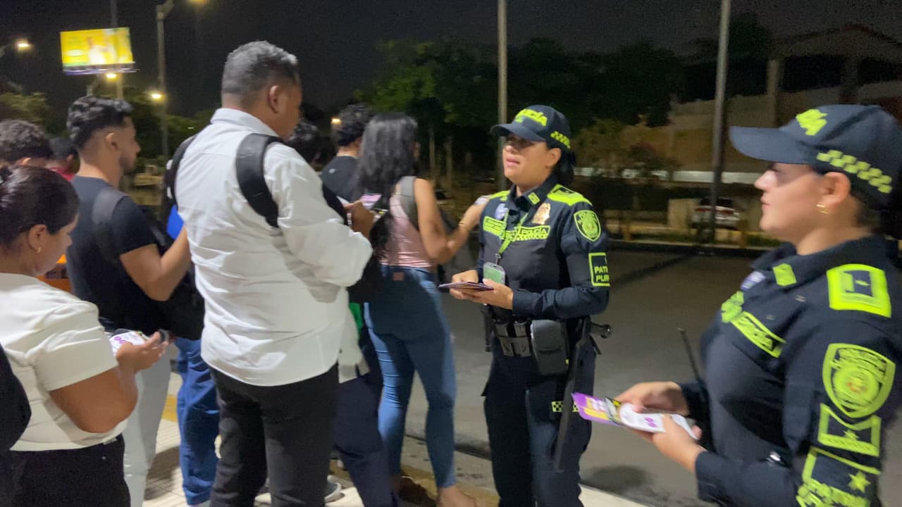 Patrullas Púrpura de la Policía han atendido 650 casos de violencia en Barranquilla