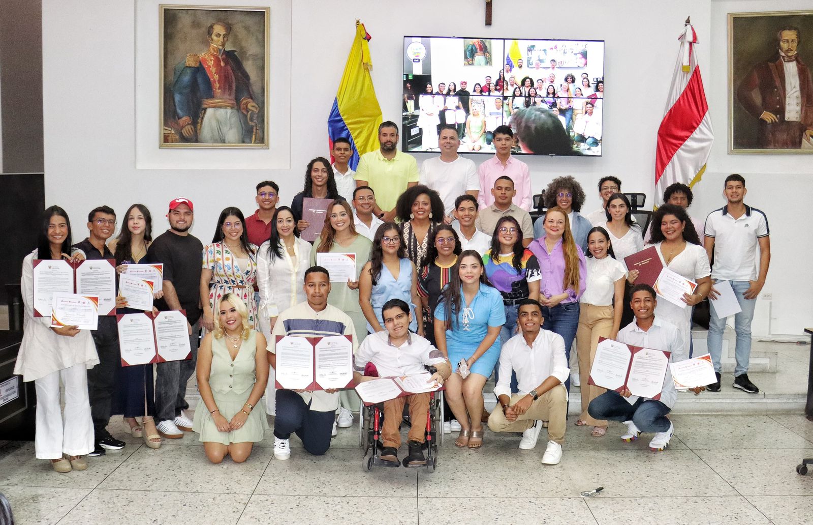 Jóvenes que transforman el Atlántico recibieron la Orden al Mérito Joven Líder Protagonista del Cambio