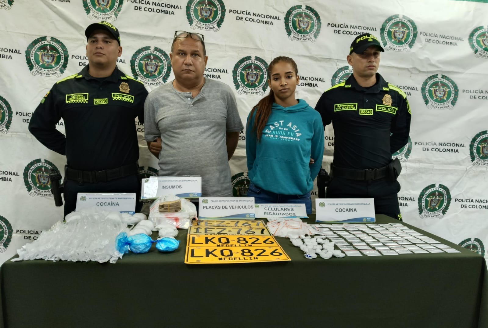 Cuatro capturados en operativos contra el microtráfico en Barranquilla y Soledad