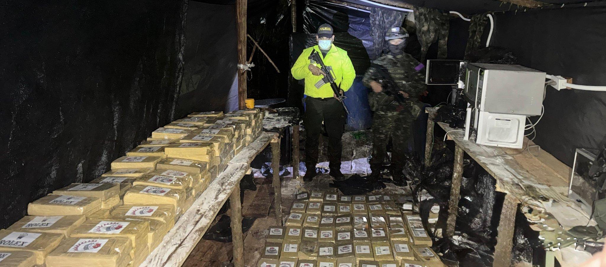 Incautan una tonelada de cocaína marcadas como ‘Piel Roja’ y ‘Rolex