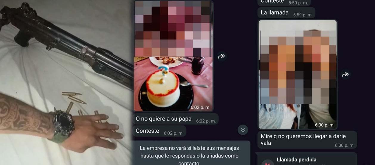 Víctima de extorsión recibió video intimidante con fusil y amenazas de muerte