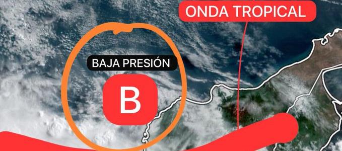 Onda tropical y sistema de baja presión favorecerán más lluvias en el Caribe