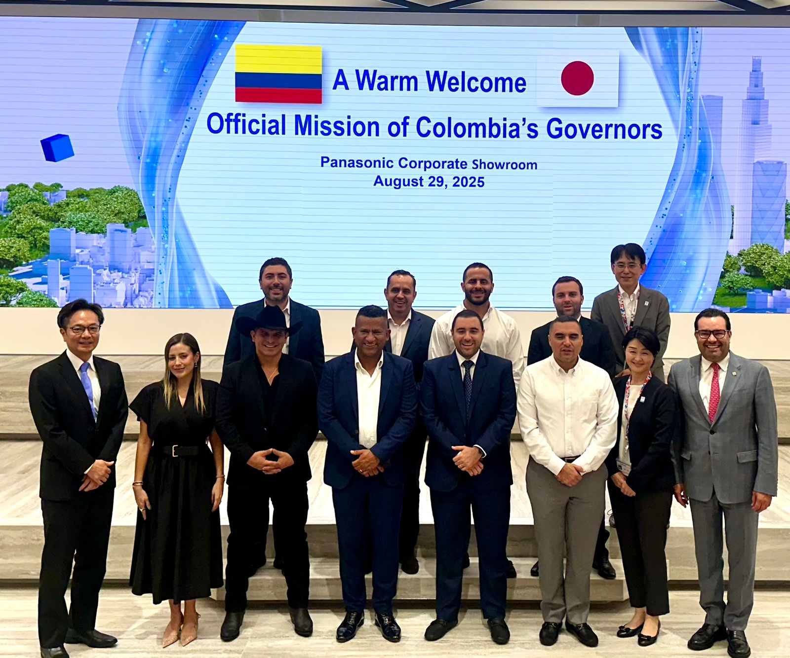 Gobernador de Bolívar Yamil Arana, inicia misión en Japón para impulsar turismo, cooperación y alianzas