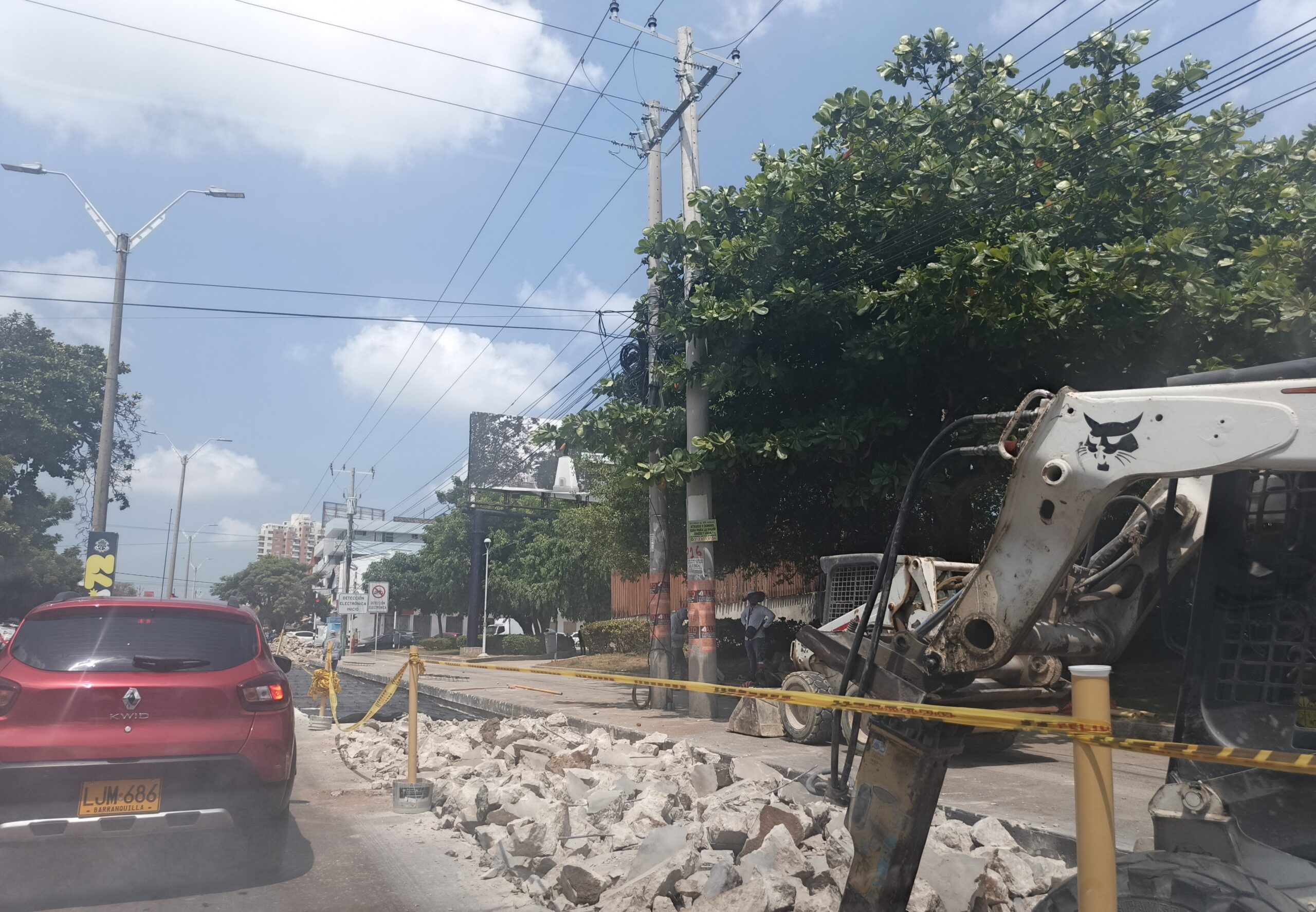 Por avance de obras, cierre total de calzada occidental de la calle 72