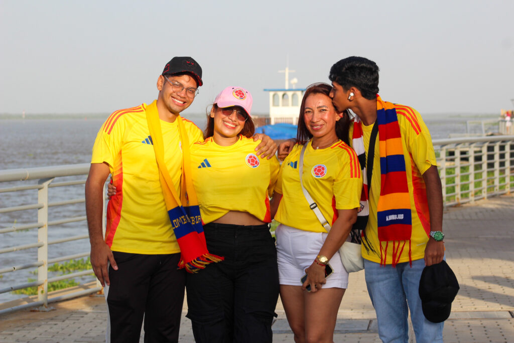 hinchas Selección Colombia Barranquilla