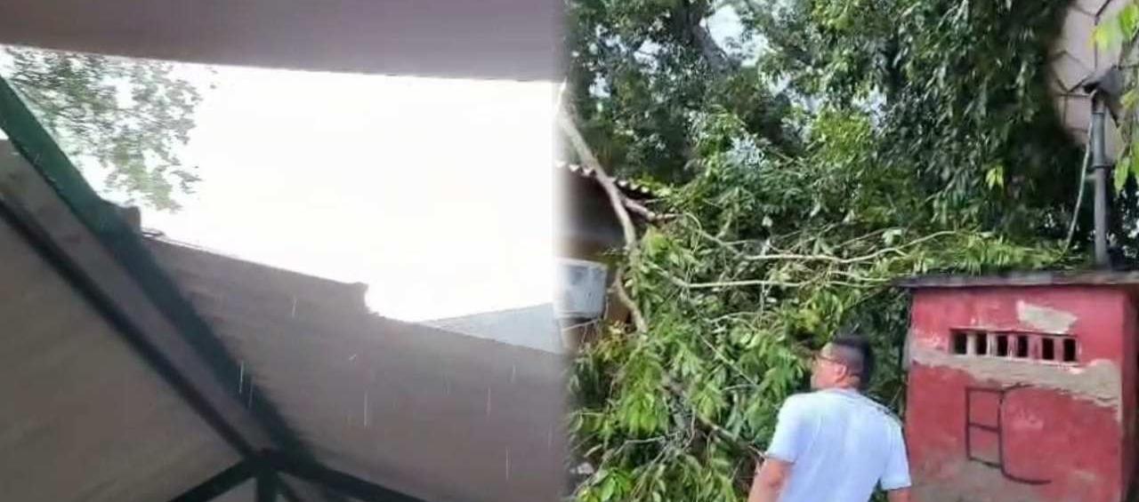 Fuertes lluvias causaron daños en la Institución Educativa Juan XXIII, en Malambo
