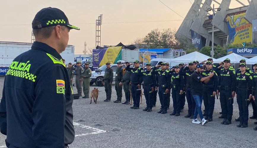 seguridad estadio Metropolitano