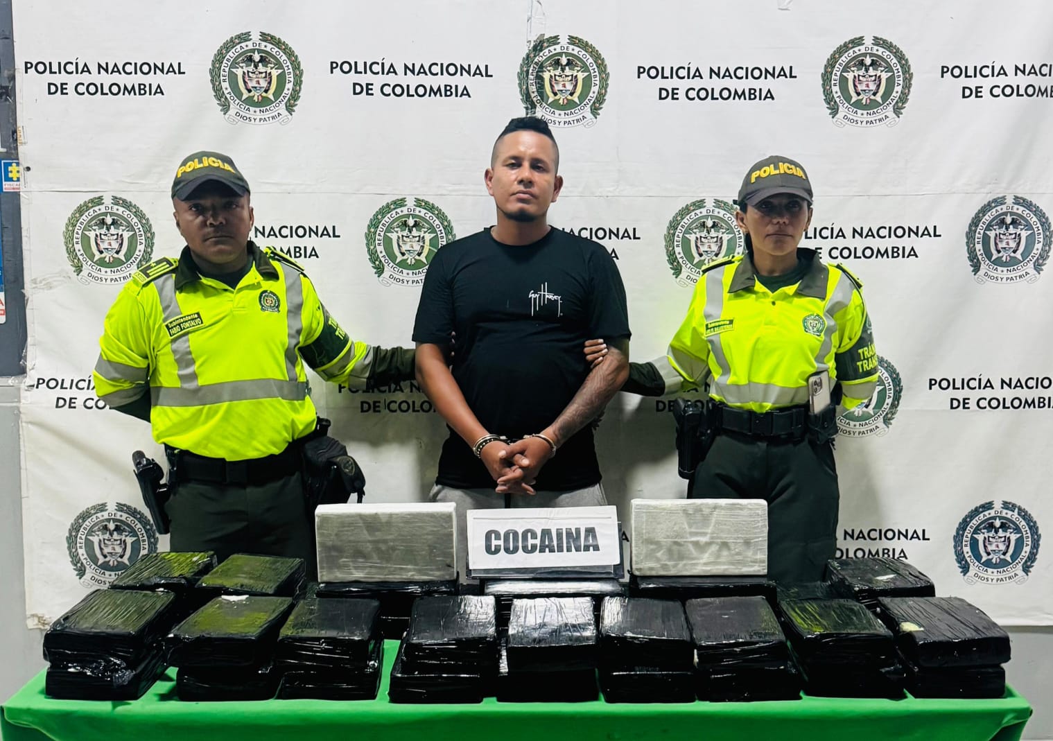 Capturado en Barranquilla con 37 panelas de cocaína en un bus intermunicipal