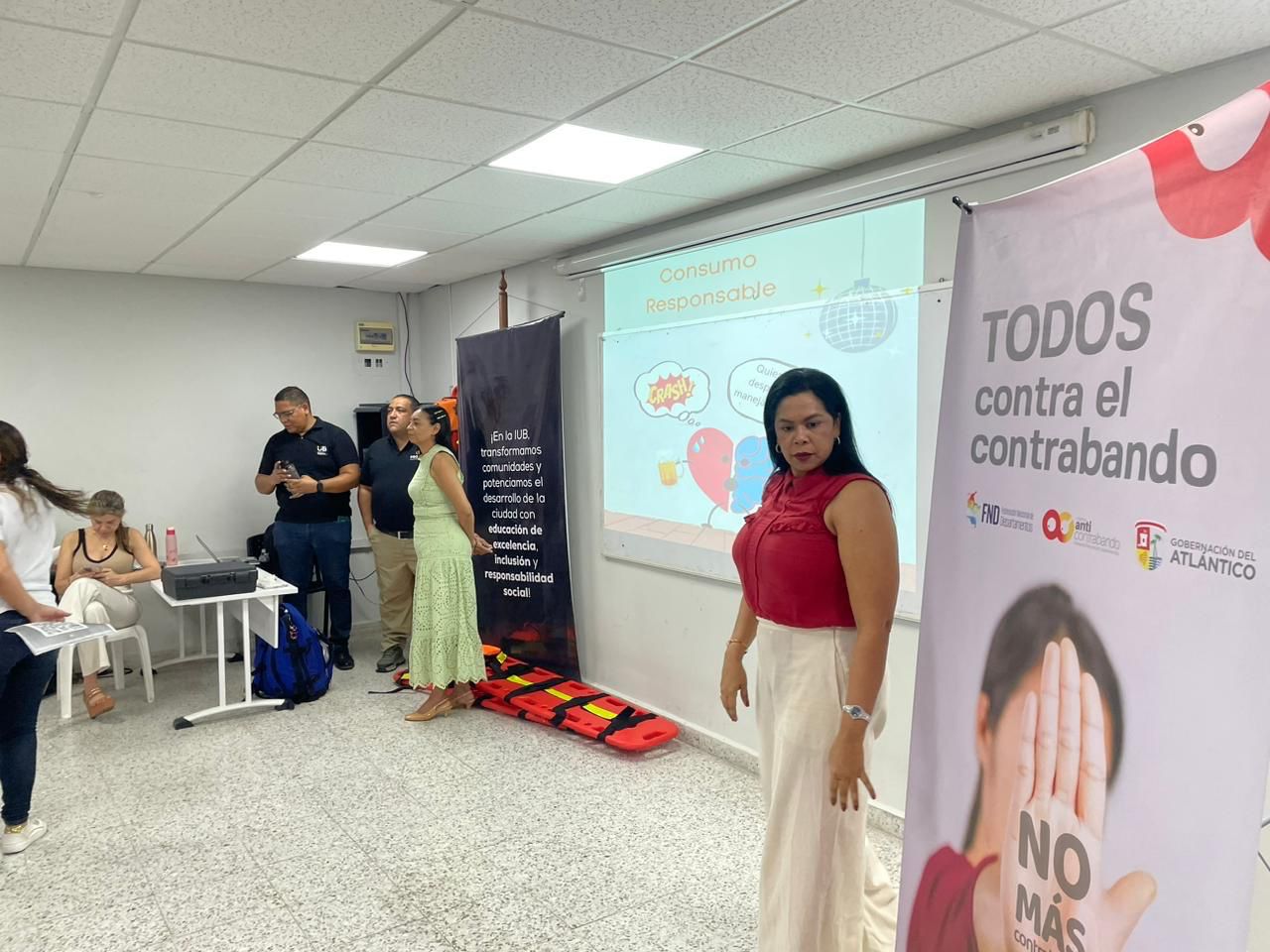 Gobernación del Atlántico intensifica campaña de consumo responsable de licor y cigarrillos en universidades