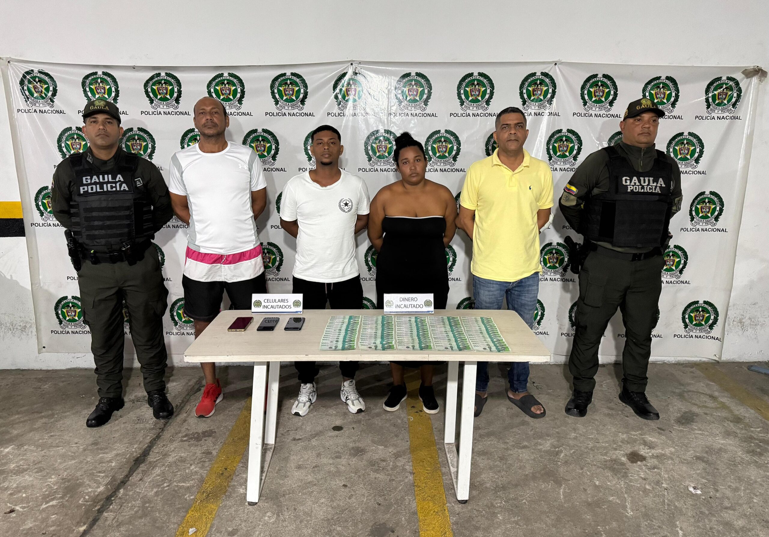 Caen cuatro presuntos extorsionistas de ‘Los Pepes’ en operativo del Gaula en Barranquilla