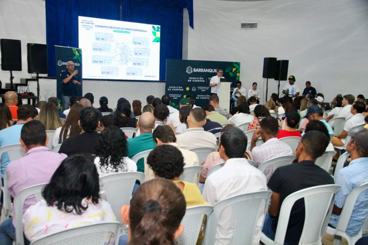 Rendición de cuentas a los ciudadanos: en 2024 Barranquilla avanzó en su meta de ser una ciudad segura y solidaria