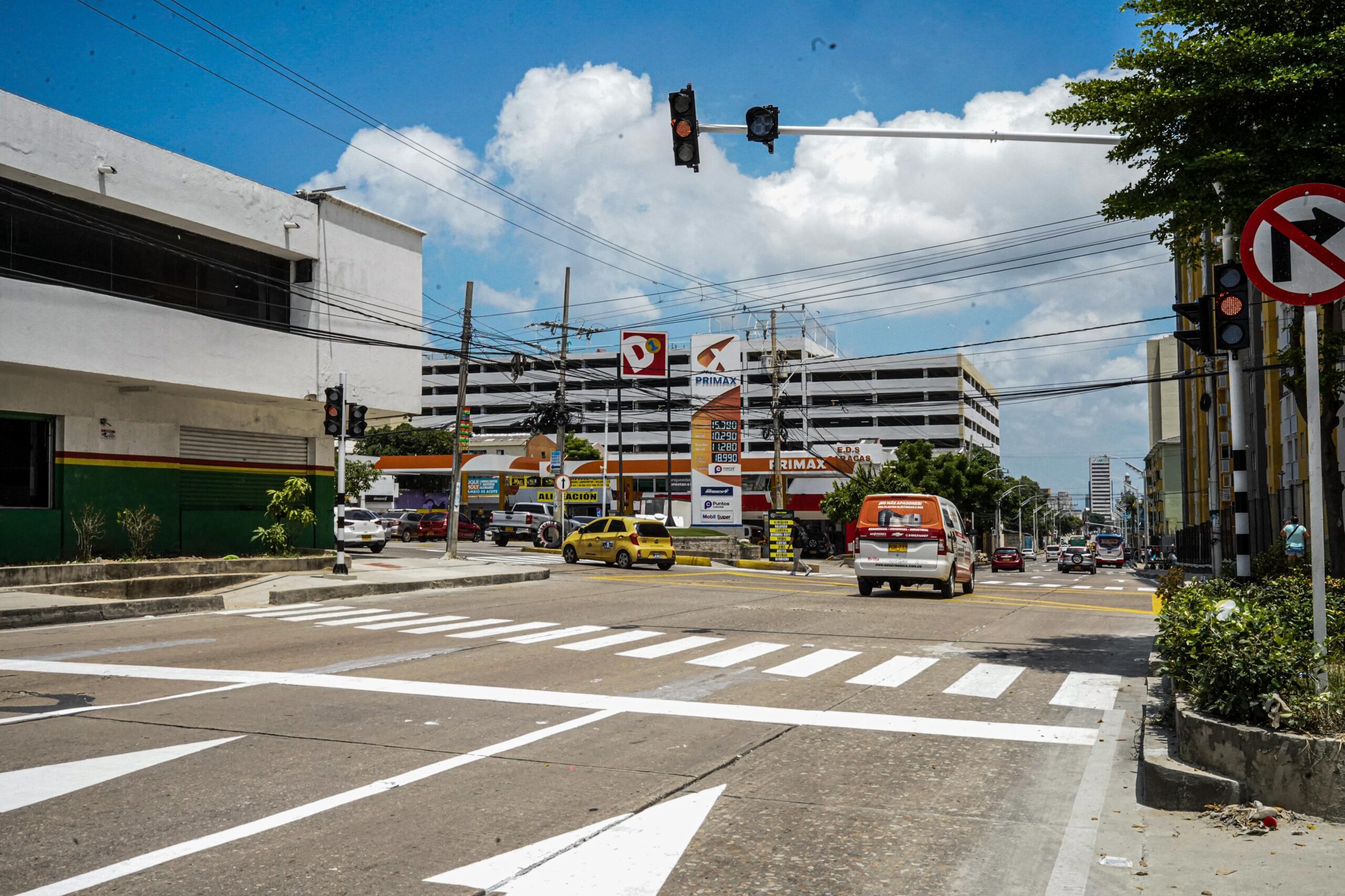 Desde este miércoles, nuevo semáforo en la calle 53 con carrera 44