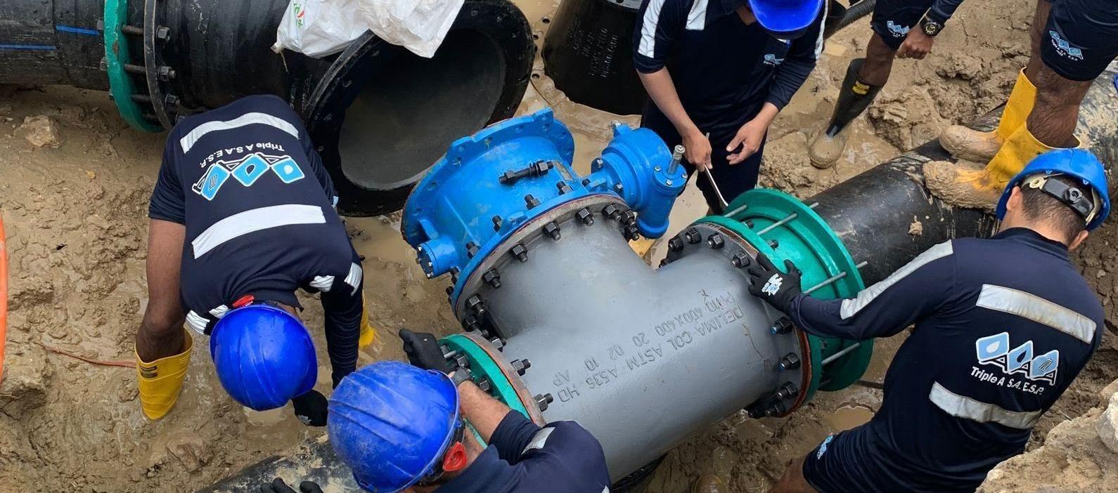 Más de 20 barrios no tendrán agua este miércoles por trabajos de Triple A