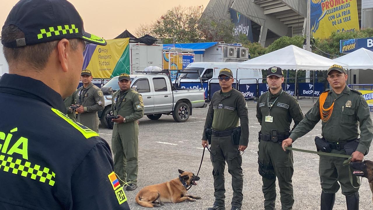 seguridad estadio Metropolitano