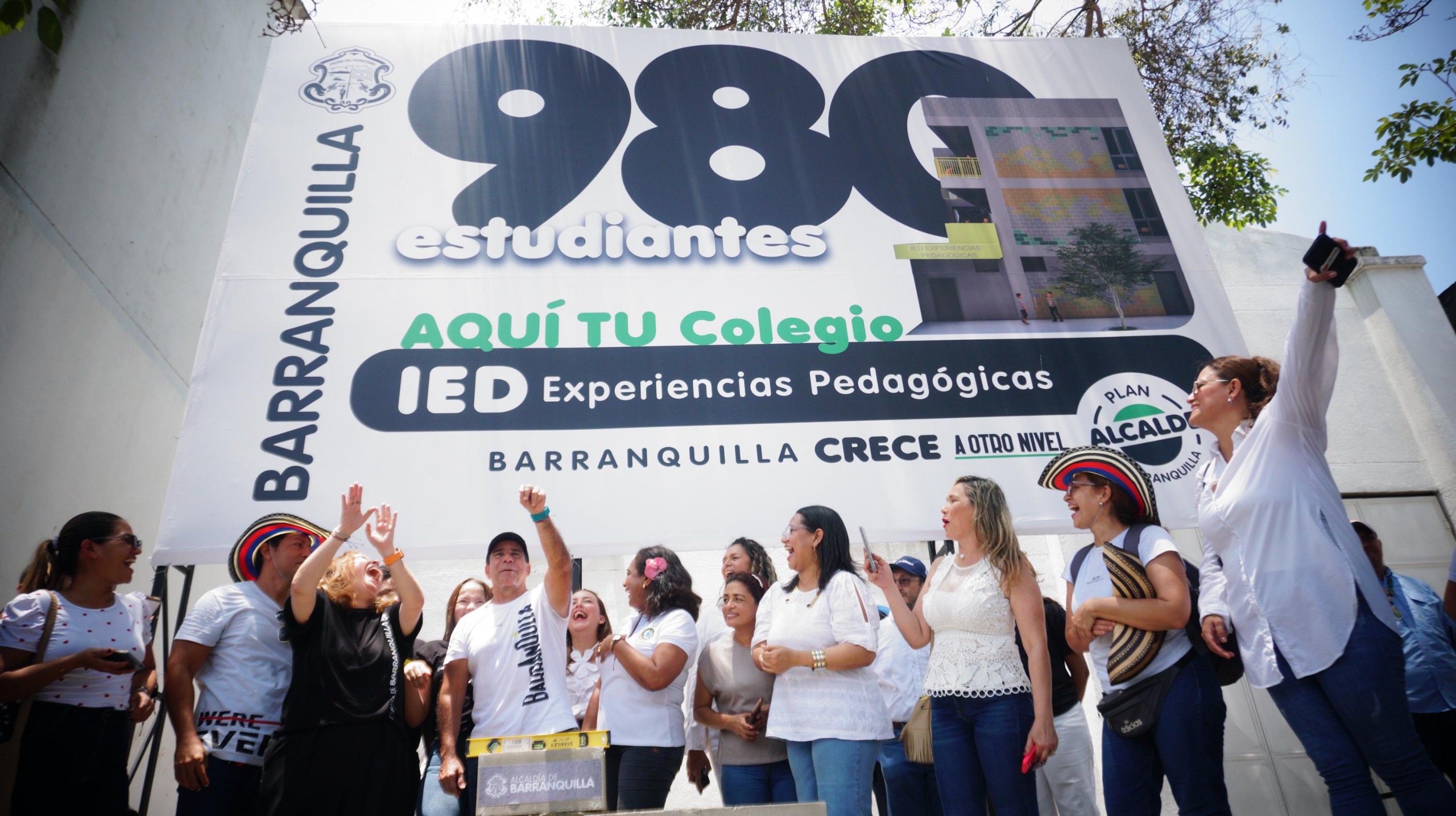 «¡A la IED Experiencias Pedagógicas, uno de los mejores colegios A+ de Colombia, le llegó la hora de su ampliación!”: alcalde Char