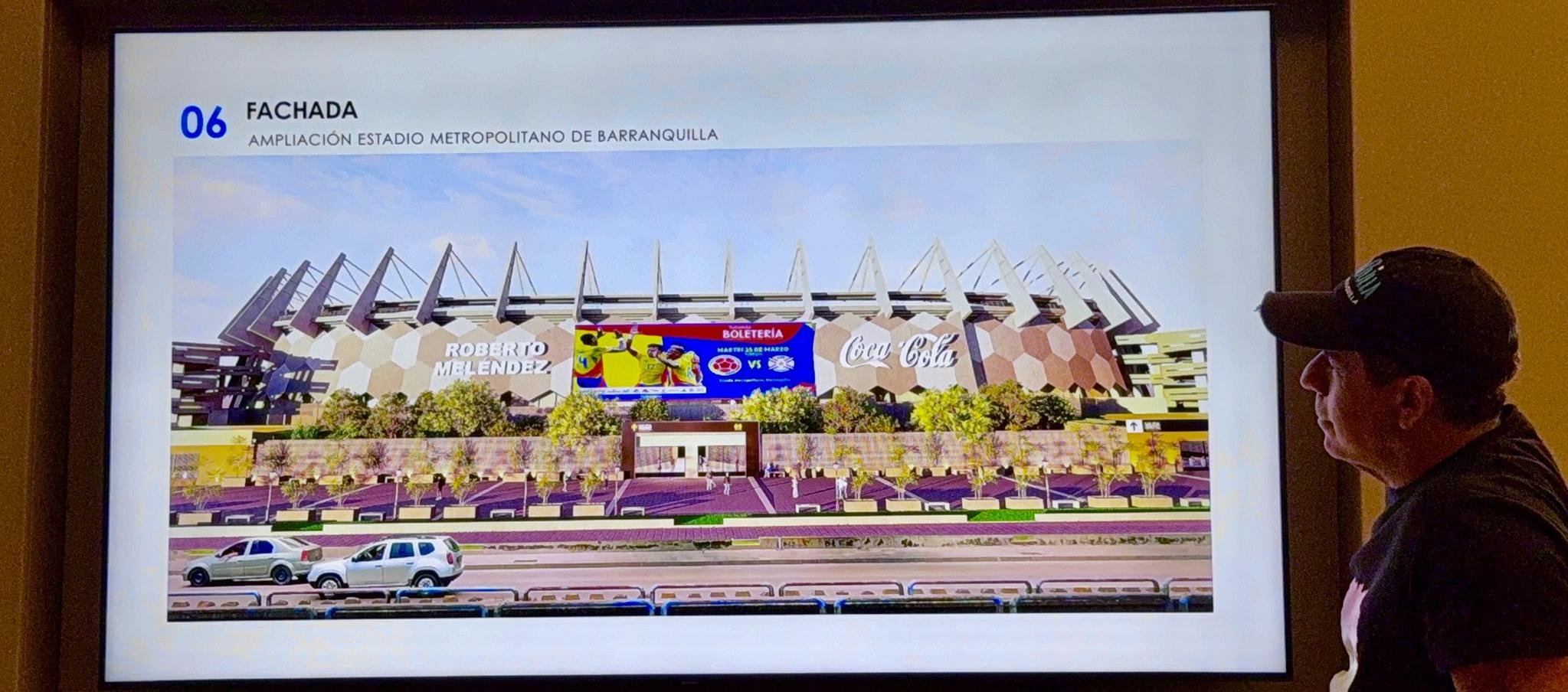 Alcalde Char presentó proyecto de remodelación del estadio Metropolitano