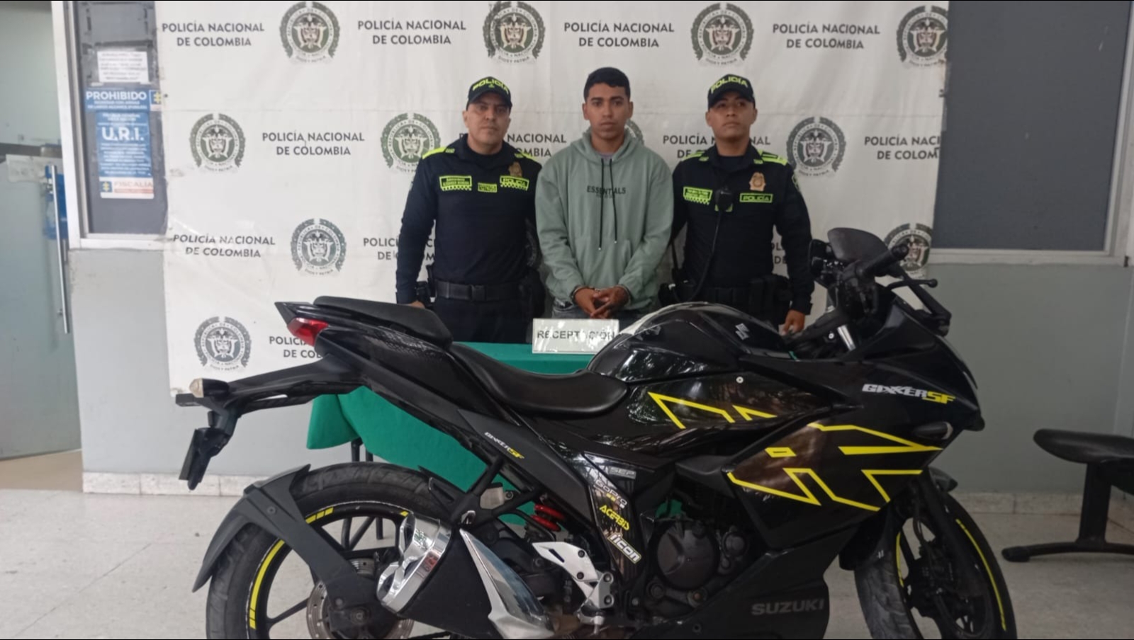 Capturan a hombre por receptación y recuperan motocicleta hurtada