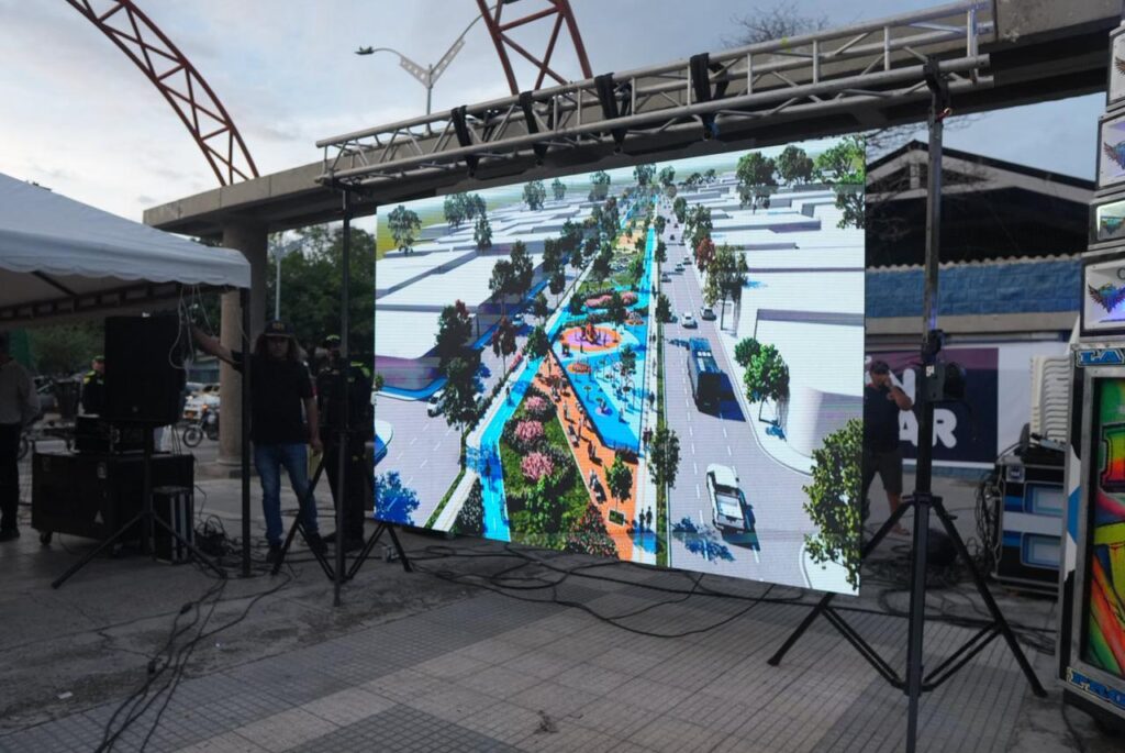 Alcalde Alejandro Char anuncia la renovación del bulevar Simón Bolívar, la gran puerta de entrada a Barranquilla