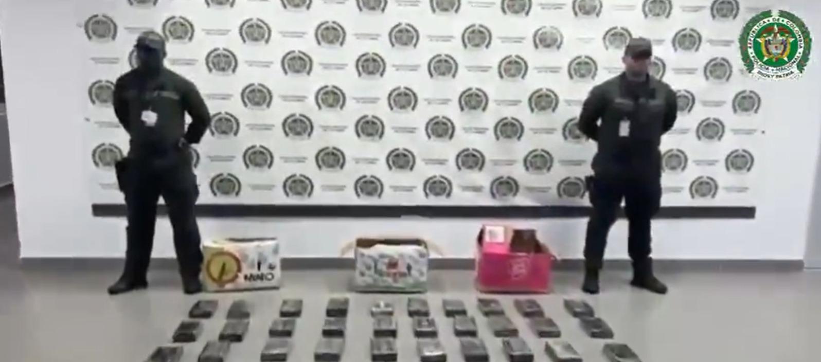 Incautan 94 kilos de cocaína del ‘Clan del Golfo’ en vuelo comercial hacia San Andrés