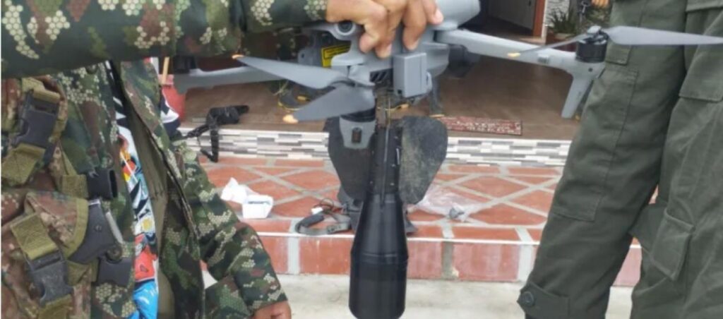 Drones con explosivos. Referencia