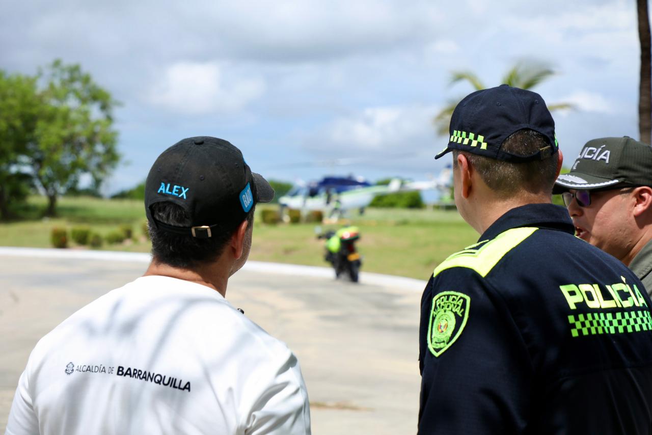 ‘El Halcón’ vuelve a surcar los cielos de Barranquilla para reforzar la seguridad