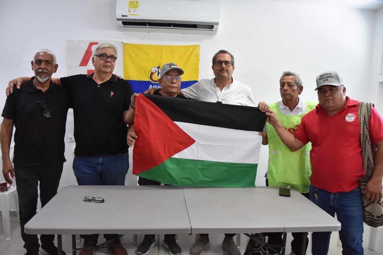 Sindicatos del Atlántico convocan plantón en solidaridad con el pueblo palestino