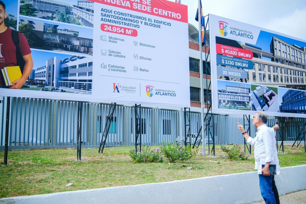 Inicio de obras Sede Centro Universidad del Atlántico