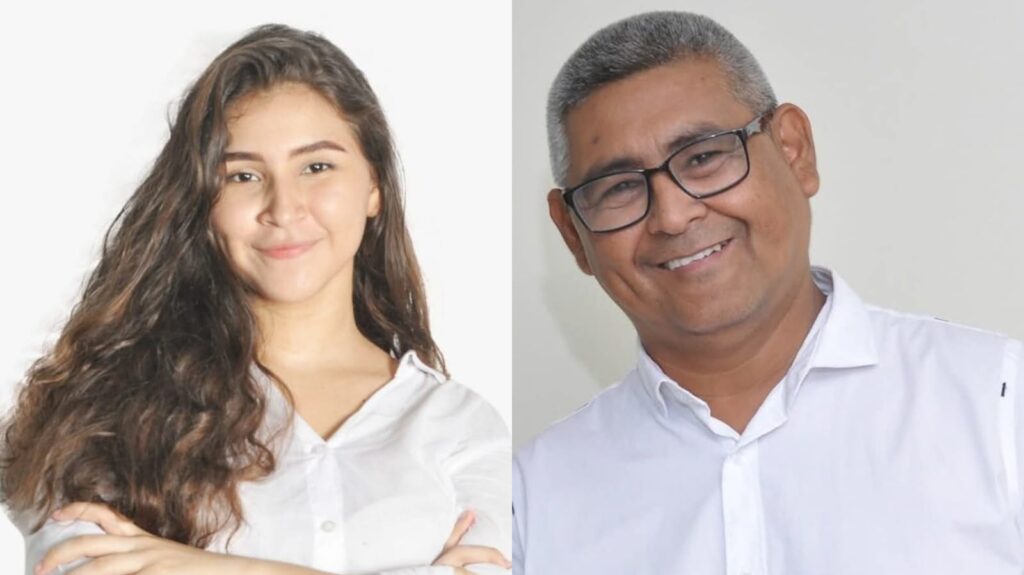 Andrea Vargas con Iván Vargas