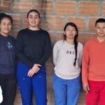 Los ocho integrantes de una misión médica que fueron liberados.