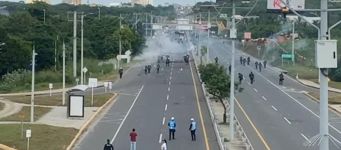 Disturbios Universidad del Atlántico